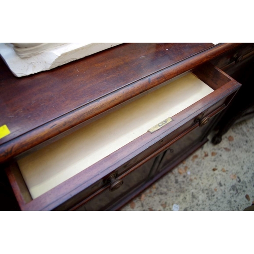 1202 - A 19th century Victorian chiffonier, 99cm wide.