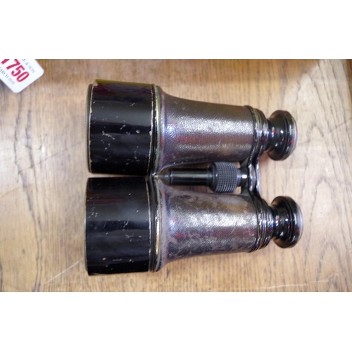 1753 - A pair of Kershaw binoculars, with broad arrow stamp; together with two further pairs of vintag... 