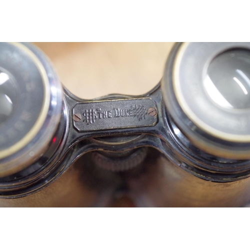 1753 - A pair of Kershaw binoculars, with broad arrow stamp; together with two further pairs of vintag... 