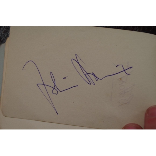 572 - Autograph Album: containing: Carroll Shelby; Roy Salvadori; Graham Hill (2); Dan Gurney; Jimmy Clark... 