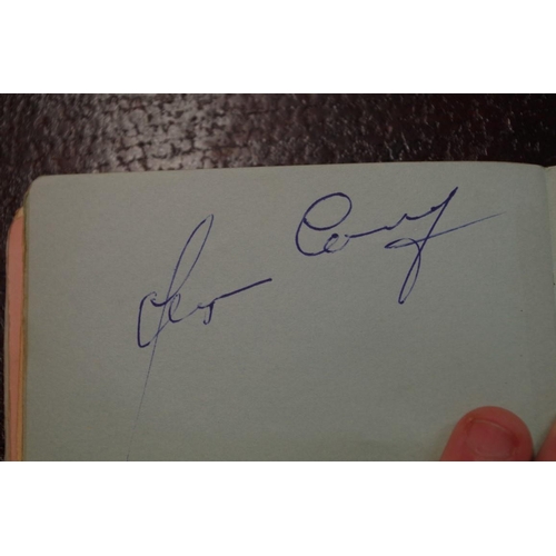 572 - Autograph Album: containing: Carroll Shelby; Roy Salvadori; Graham Hill (2); Dan Gurney; Jimmy Clark... 