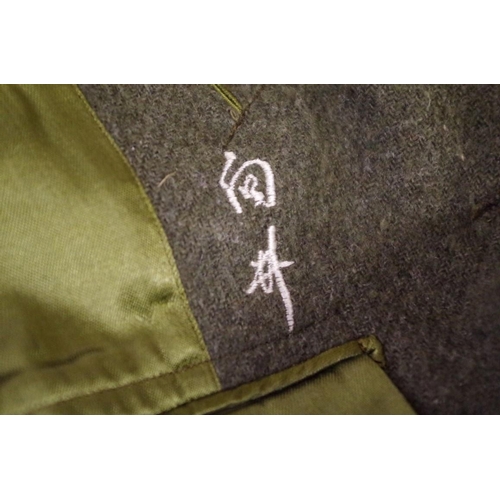 1756A - A Japanese World War II tunic, no insignia.