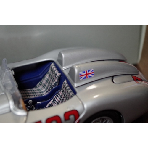 514 - A Minichamps 1:24 scale '1955 Mercedes Benz 300SL Mille Miglia', signed by Stirling Moss, boxed.... 