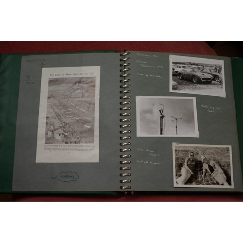 1750 - A 1960s photograph album, including: Goodwood Motor Circuit; London to Brighton run; tennis; Red Arr... 