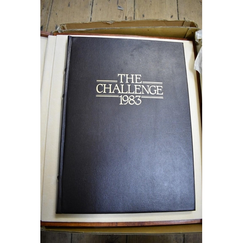 561 - AMERICA'S CUP: GORE (Philip, Editor): 'The Challenge 1983': Sydney, Lyon Productions, 1984, Limited ... 