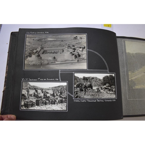 562 - WAZIRISTAN: PHOTOGRAPH ALBUM: a well presented album of 207 mainly b&w photographs of the B... 