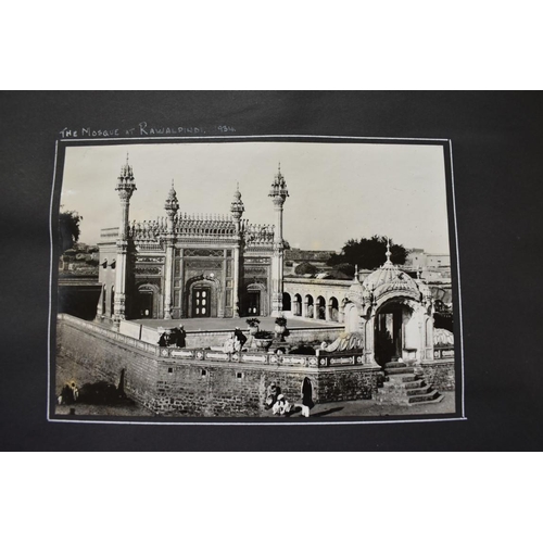 562 - WAZIRISTAN: PHOTOGRAPH ALBUM: a well presented album of 207 mainly b&w photographs of the B... 