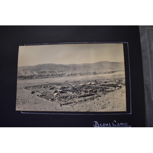 562 - WAZIRISTAN: PHOTOGRAPH ALBUM: a well presented album of 207 mainly b&w photographs of the B... 