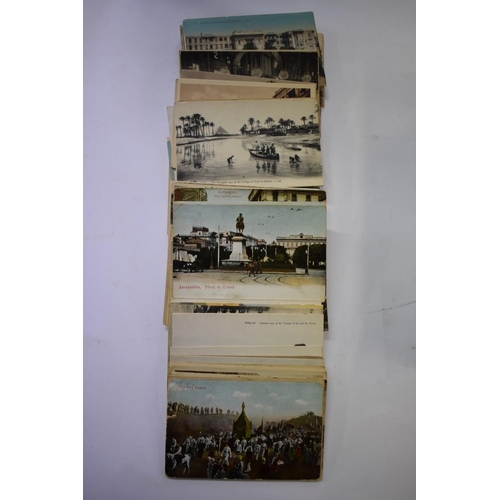 564 - POSTCARDS: EGYPT: large collection of approx 600 views of Egypt, earlier c20 period, some creases an... 