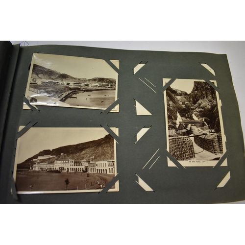 575 - POSTCARD ALBUM: FOREIGN TOPOGRAPHY: a very large album of approx 480 corner mounted postcards, ... 