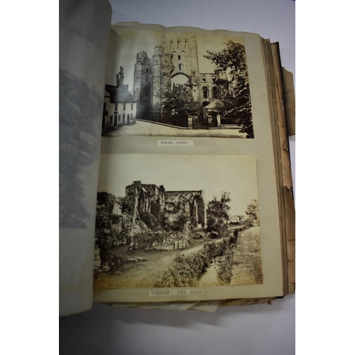 578 - ALBUMS: collection of four 19thc albums, mainly albumen print photographs of Italian & arch... 