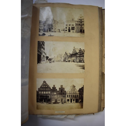 578 - ALBUMS: collection of four 19thc albums, mainly albumen print photographs of Italian & arch... 