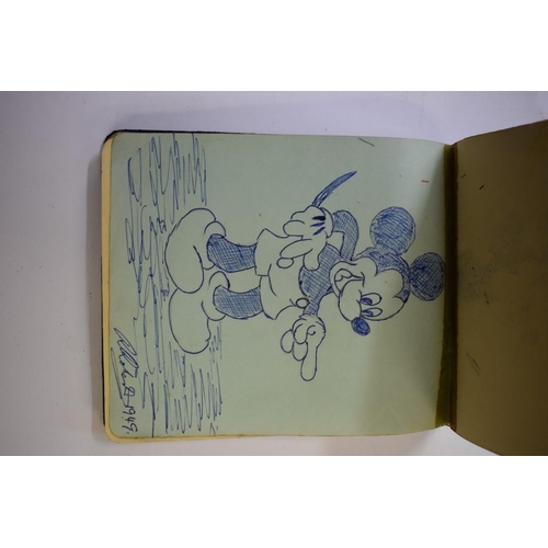 581 - AUTOGRAPH ALBUMS: collection of 6 small format autograph albums, 1930s-40s period, including cu... 