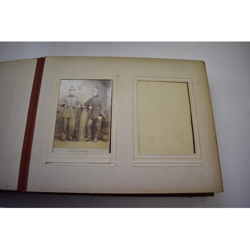 583 - CARTES DES VISITES: a quantity, contained in 2 large albums and loose, to include some tintypes... 