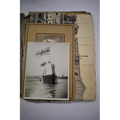 587 - RUSSIA: BALTIC SUBMARINERS IN WORLD WAR I: a very unusual album of photographs compiled by a British... 