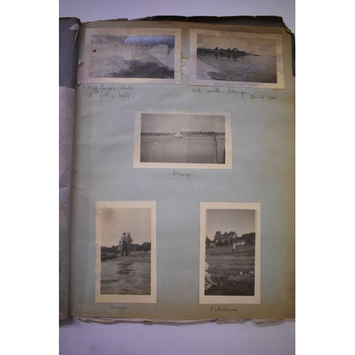 587 - RUSSIA: BALTIC SUBMARINERS IN WORLD WAR I: a very unusual album of photographs compiled by a British... 