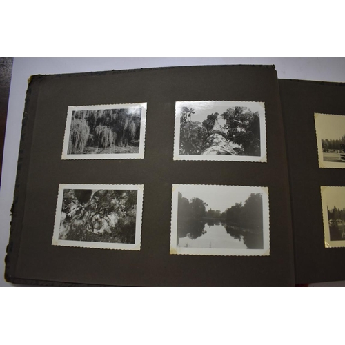 590 - SNAPSHOT ALBUM: British servicemen in post war Germany, album of snapshots corner mounted. (Alb... 