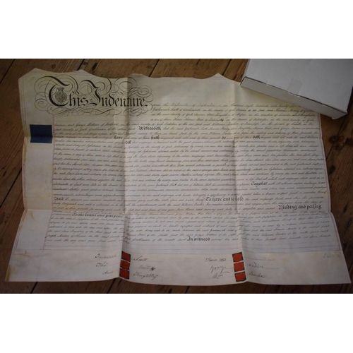 699 - Two William IV indentures. 