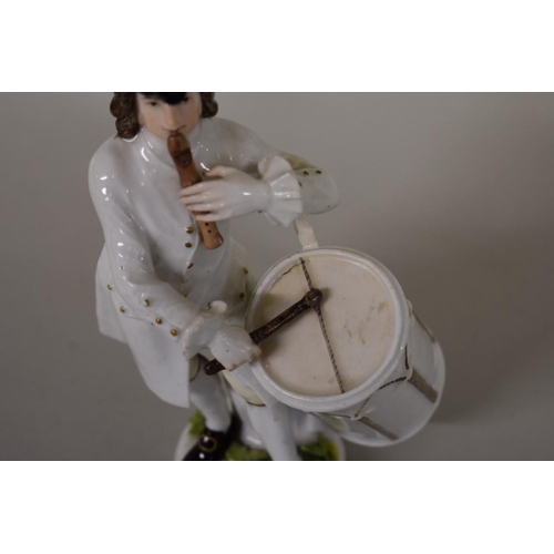 1602 - A rare 18th century Meissen figure of a Provencal Drummer, circa 1745-8, from the Cris de Paris seri... 