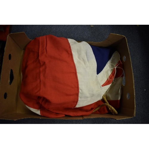 1727 - A large Union Flag, approx 185 x 360cm.