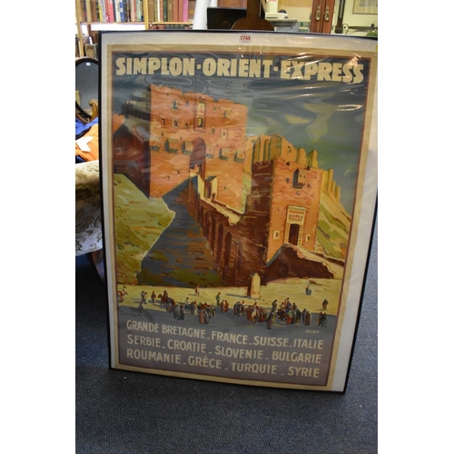 1744 - A 'Simplon-Orient-Express' poster, 97 x 69.5cm.