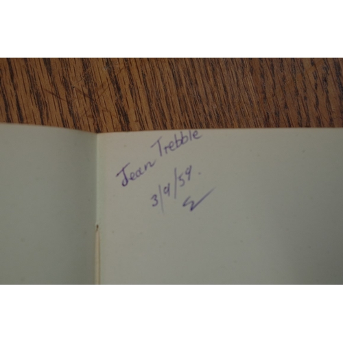 566 - AUTOGRAPH ALBUM: small autograph album, inc. 2 x postcards of The Goodies, signed by each membe... 