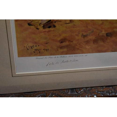 1467 - Terence Cuneo, 'Operation Desert Storm 1991', signed in pencil and numbered 600/850, colour print, I... 