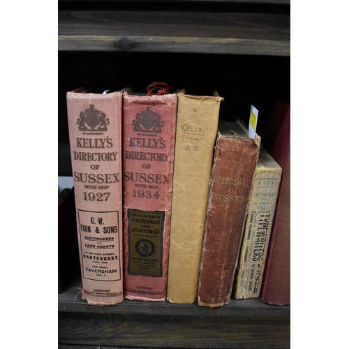 1566 - Books: ten old publications relating to Sussex. 