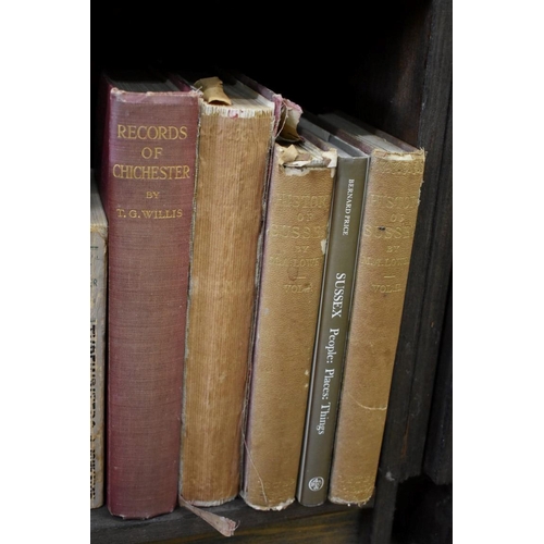 1566 - Books: ten old publications relating to Sussex. 