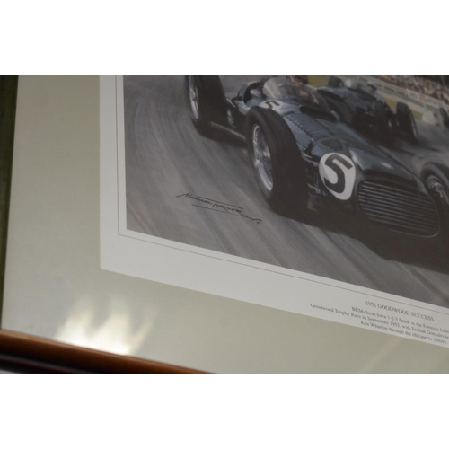 1601 - Michael Turner, '1952 Goodwood Success', signed in pencil and numbered 227/500, colour print, I.32 x... 