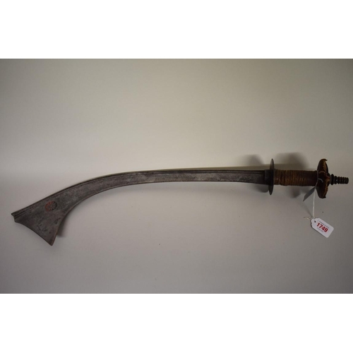 1754 - A 20th century Spanish Toledo short sword, 61cm blade, no scabbard.