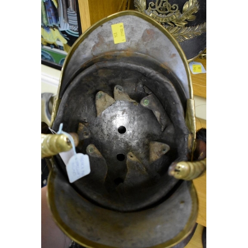 1923 - An early 20th century French Dragoon helmet.