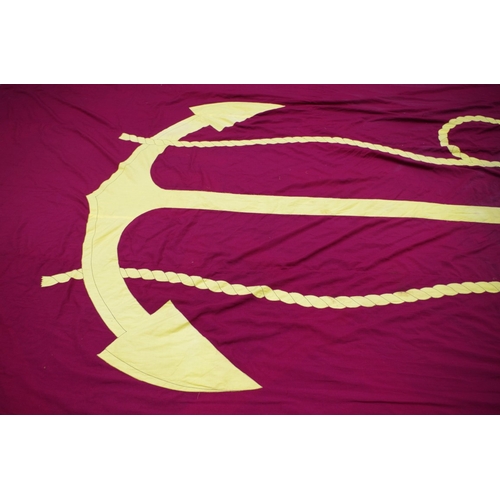 1500a - A very large Lord High Admiral's flag, the sleeved edge inscribed '12...Lord High Admiral...', ... 