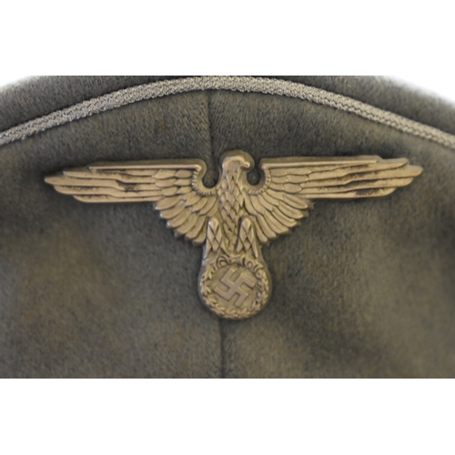 1919 - A German Third Reich Waffen SS officer's visor cap.