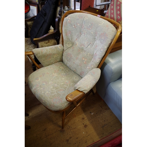 1362 - A vintage Ercol armchair.