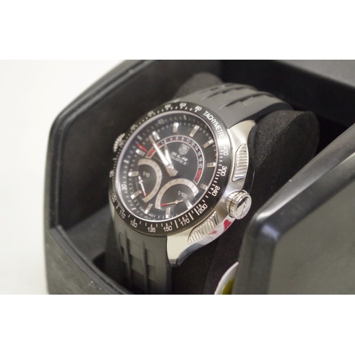 213 - A Tag Heuer SLR Calibre S stainless steel chronograph electro - mechanical wristwatch, 47mm, ref: CA... 