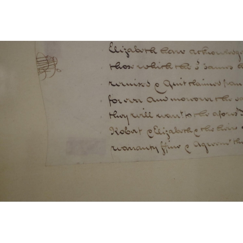 1696 - MANUSCRIPT DOCUMENTS: a circa 1820 indenture; together with two circa 1810 legal documents, eac... 