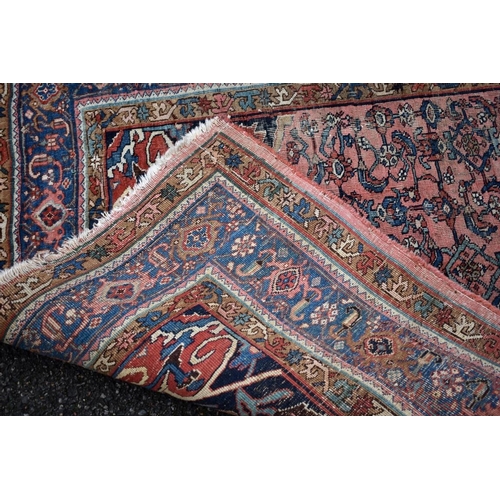 1134 - A Caucasian rug, having allover floral decoration, 210 x 128cm