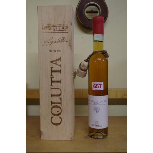 102 - A 37.5cl bottle of Colli Orientali Del Fruili Picolit, 2008, in owc.