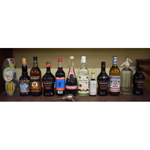 103 - A mixed lot of liqueurs and spirits. 