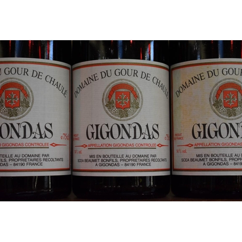 53 - Six 75cl bottles of Gigondas Gour du Chaule, 1985, Domaine Bonfils. (6)PLEASE NOTE: ADDITIONAL VAT O... 