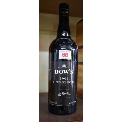 66 - A 75cl bottle of Dow's 1994 vintage port.