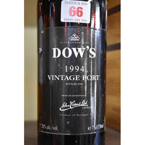 66 - A 75cl bottle of Dow's 1994 vintage port.