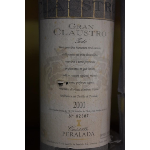 69 - Two 75cl bottles of Gran Claustro Tinto, 2000, Castillo Peralada, bottle nos. 02372 & 02387. (2)... 