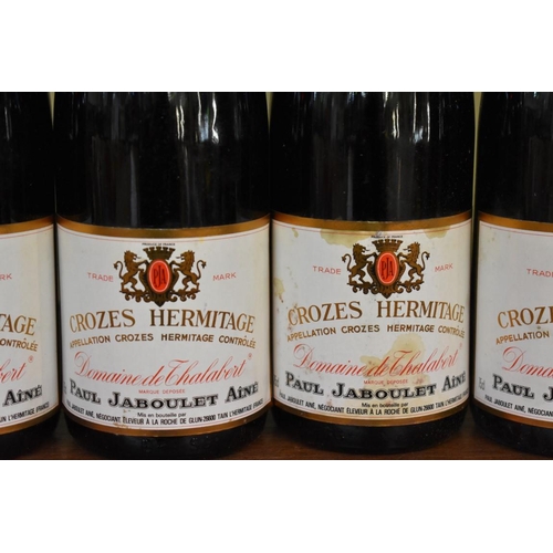 85 - Six 75cl bottles of Crozes Hermitage Domaine Thalabert, 1983, Paul Jaboulet. (6) PLEASE NOTE: ADDITI... 