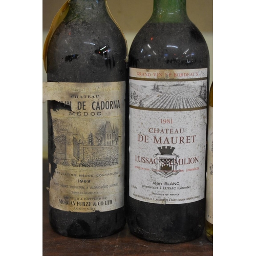 97 - A mixed lot of wine, comprising: a 75cl bottle of Aloxe-Corton 1970, Bouchard Pere & Fils; ... 