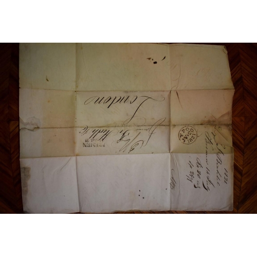 620 - POSTAL HISTORY: collection of 9 letters entire, 18th & 19thc, various marks. (9)... 