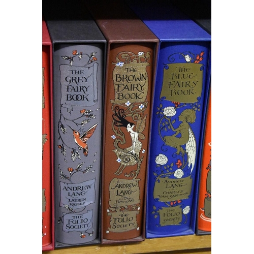 637 - FOLIO SOCIETY: Andrew Laing Fairy Books: a full set of twelve, all VG plus in original slipcases. (1... 