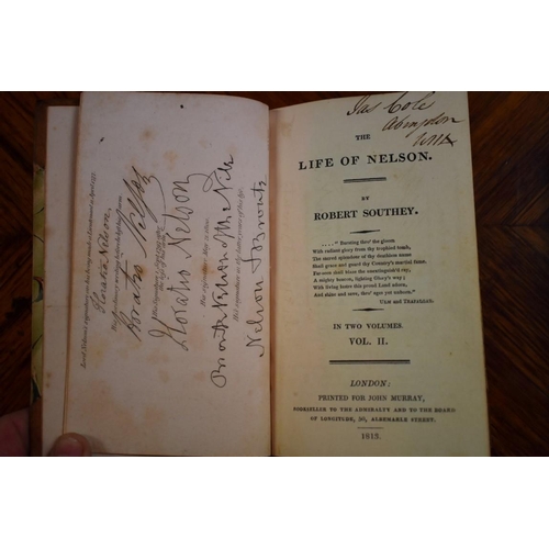 642 - (HP) SOUTHEY (Robert): 'The Life of Nelson..', London, printed for John Murray, 1813. 2 vols, 12mo, ... 