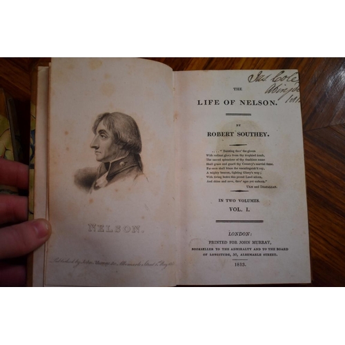 642 - (HP) SOUTHEY (Robert): 'The Life of Nelson..', London, printed for John Murray, 1813. 2 vols, 12mo, ... 